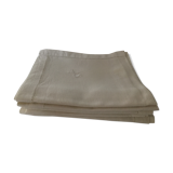 Set of 12 cotton napkins embroidered