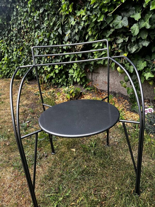 Suite de 4 fauteuils ''Lune d'Argent'' – Pascal Mourgue – Fermob