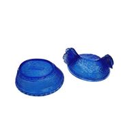 Polish candy dish from Ząbkowice Glasswork, Poland, 1950s