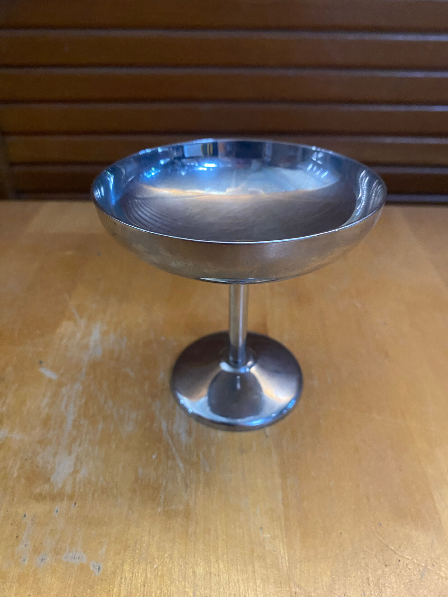Set of 5 ice cream bowls guy degrenne stainless steel made in france vintage #e2