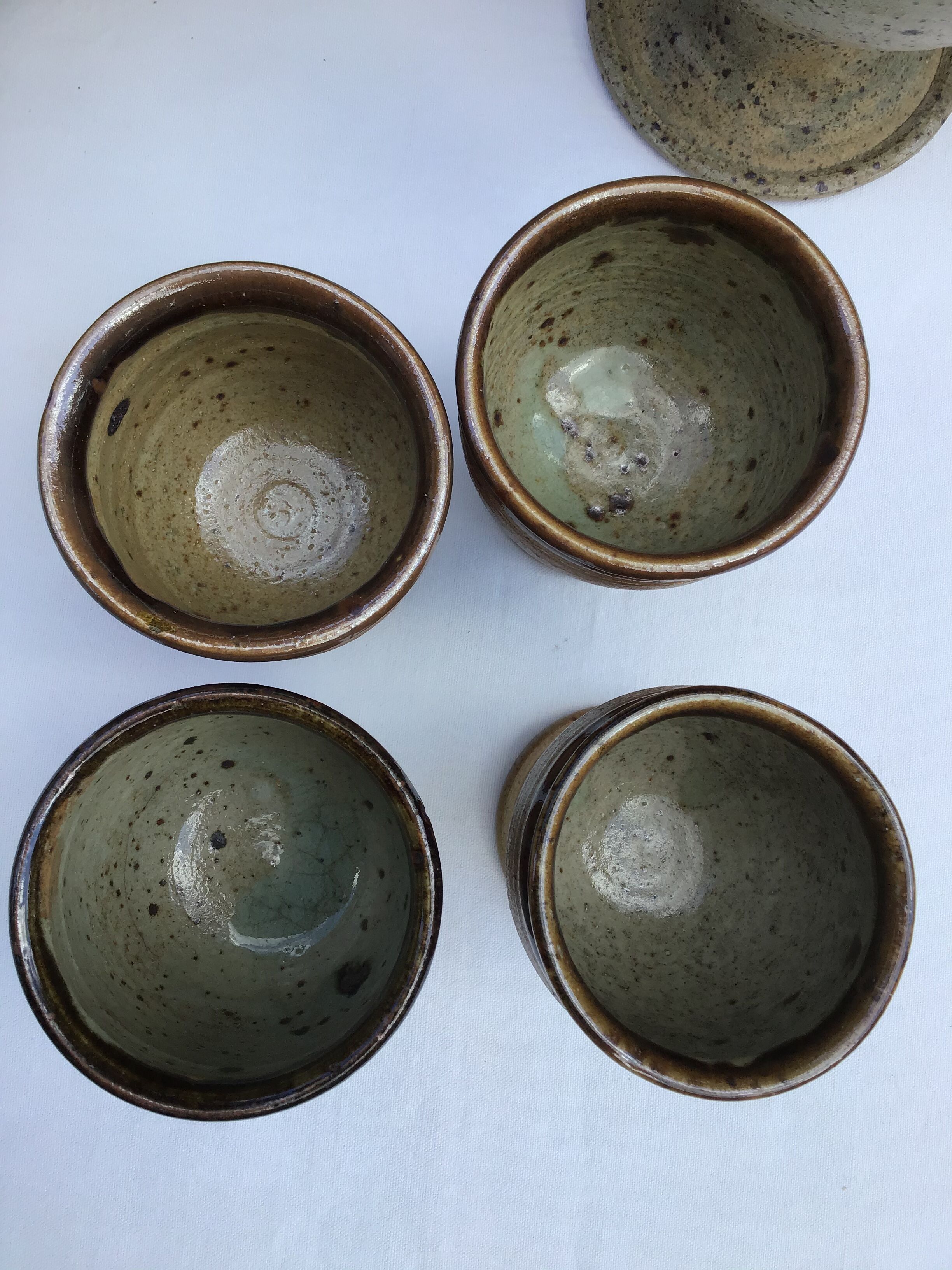 6 cups sandstone P.Digan La Borne pyrite