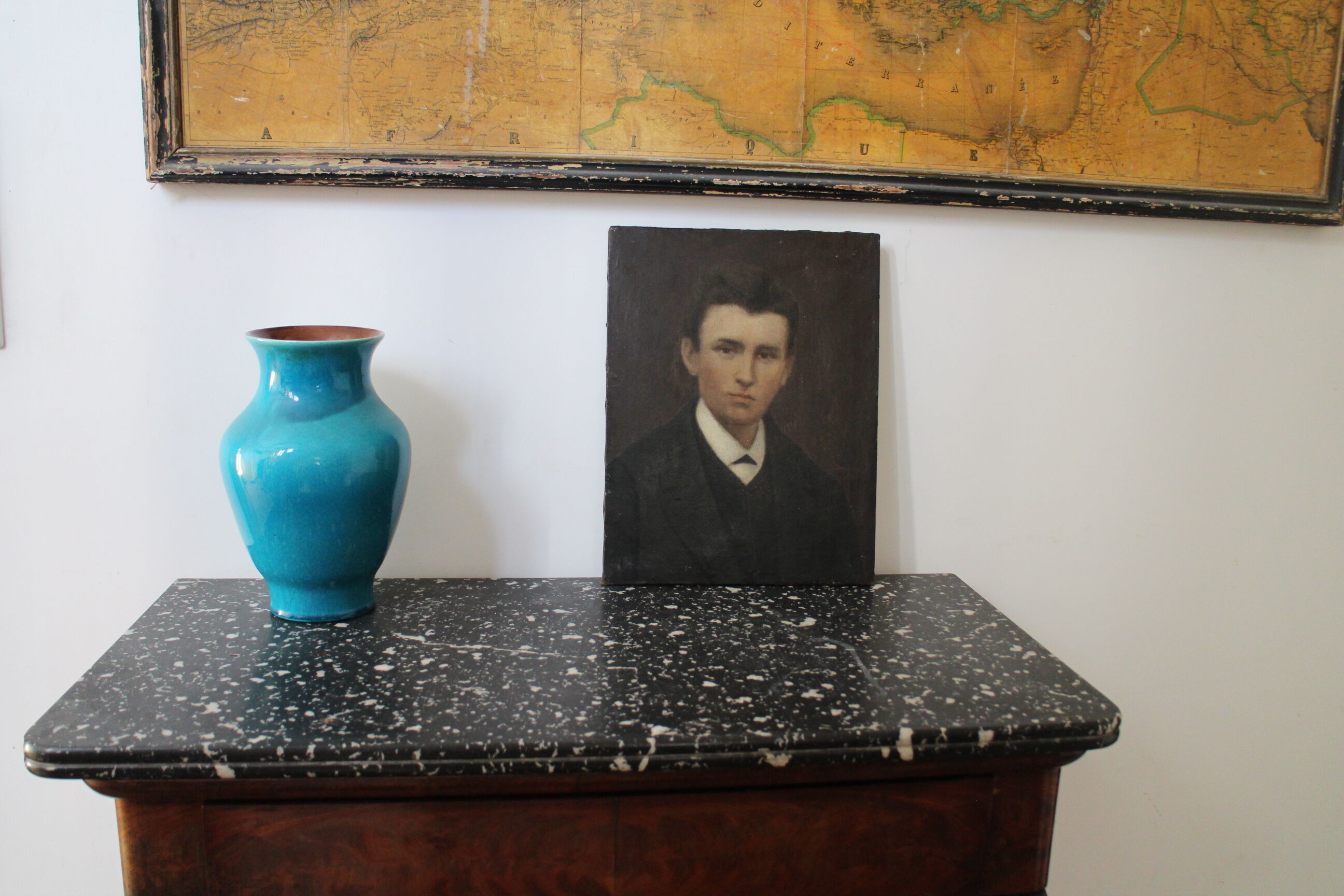 Oil portrait of a young man