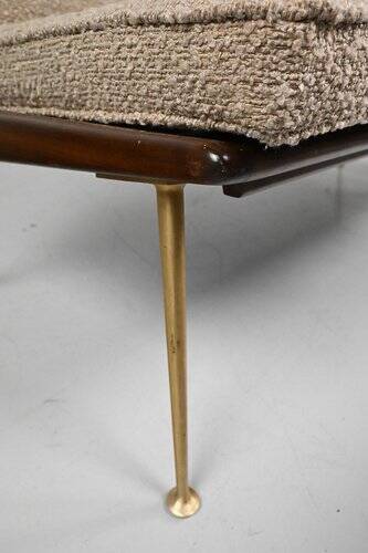 Three-Seater Sofa and Lounge Chair with Hocker by Hans Mitzlaff, Set of 3