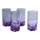 4 Alexandrite Glasses - Italy 1970s