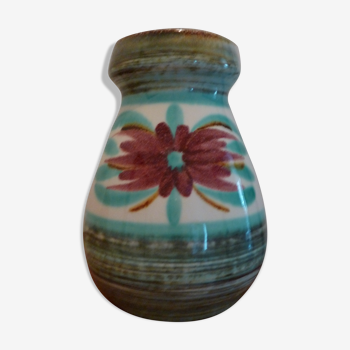 St. Clement 9134 hand painted floral decoration vase