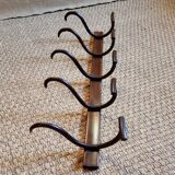 Fischel 5-hook bistro wall coat rack from the 20s