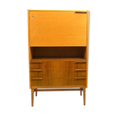Cabinet in ash and walnut veneer by František Mezulánik - 1970s