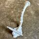 White cast iron wall hook