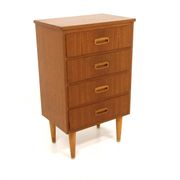 Scandinavian teak chest of drawers, Sweden, 1960