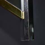 Sciolari Chrome and Brass-plated Wall Lamp, 1970s