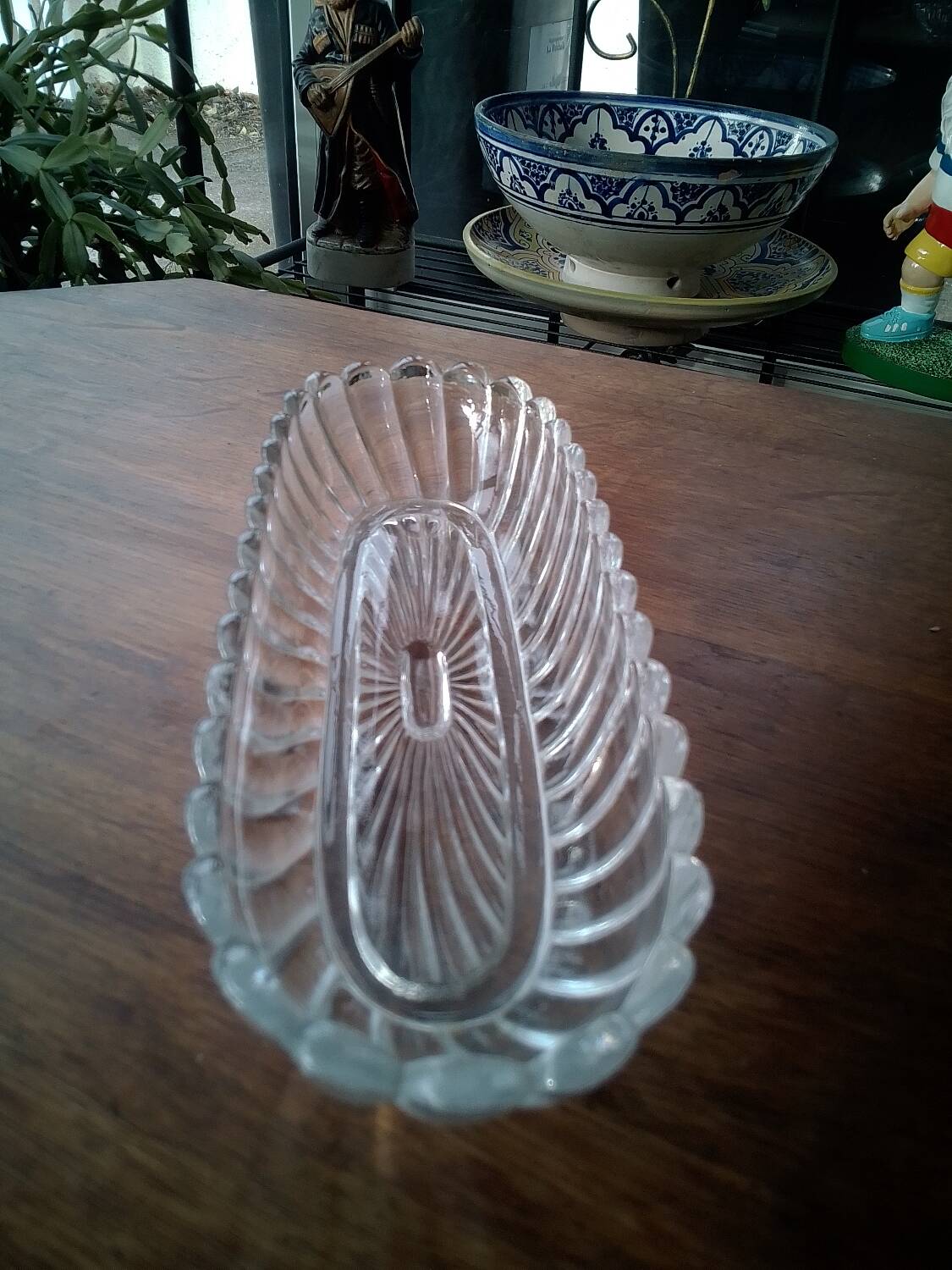 Baccarat crystal soap dish