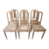 6 chaises cannées art déco rénovées