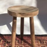 low wooden stool (vintage Moroccan)
