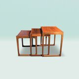 Nesting Tables in Wood by Opal Möbel, 1960s