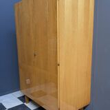 All shelf wardrobe cabinet in ash wood by františek mezulánik  for novy domov