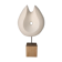 Soft stone sculpture & wooden base