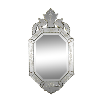 Octagonal Venetian Mirror, Italy – Early 20th Century