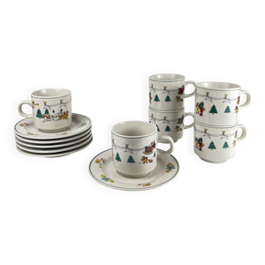 set de 6 tasses à café,