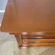 large curved chest of drawers - solid wood - cherry - 4 drawers - Louis Philippe