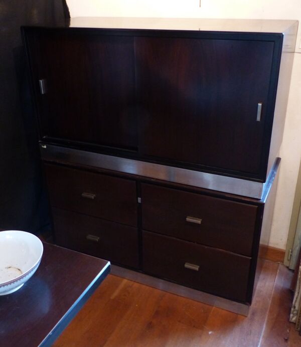 Meubles de rangements en 3 parties des années 1960