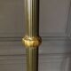 Bronze floor lamp 3 lights 1960 empire style feet claws