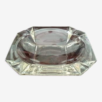 Glass cup, molded glass presentation plate