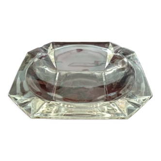 Glass cup, molded glass presentation plate