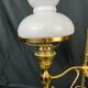 Ancienne lampe Quintet globe opaline XXème