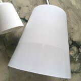 Opaline suspension and brushed steel