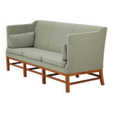 Vintage Wooden Danish Mid Century Three Seater Sofa, 1960s