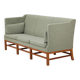 Vintage Wooden Danish Mid Century Three Seater Sofa, 1960s