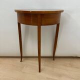 Biedermeier Demi-Lune Console Table in Cherry Wood, South Germany, 1820