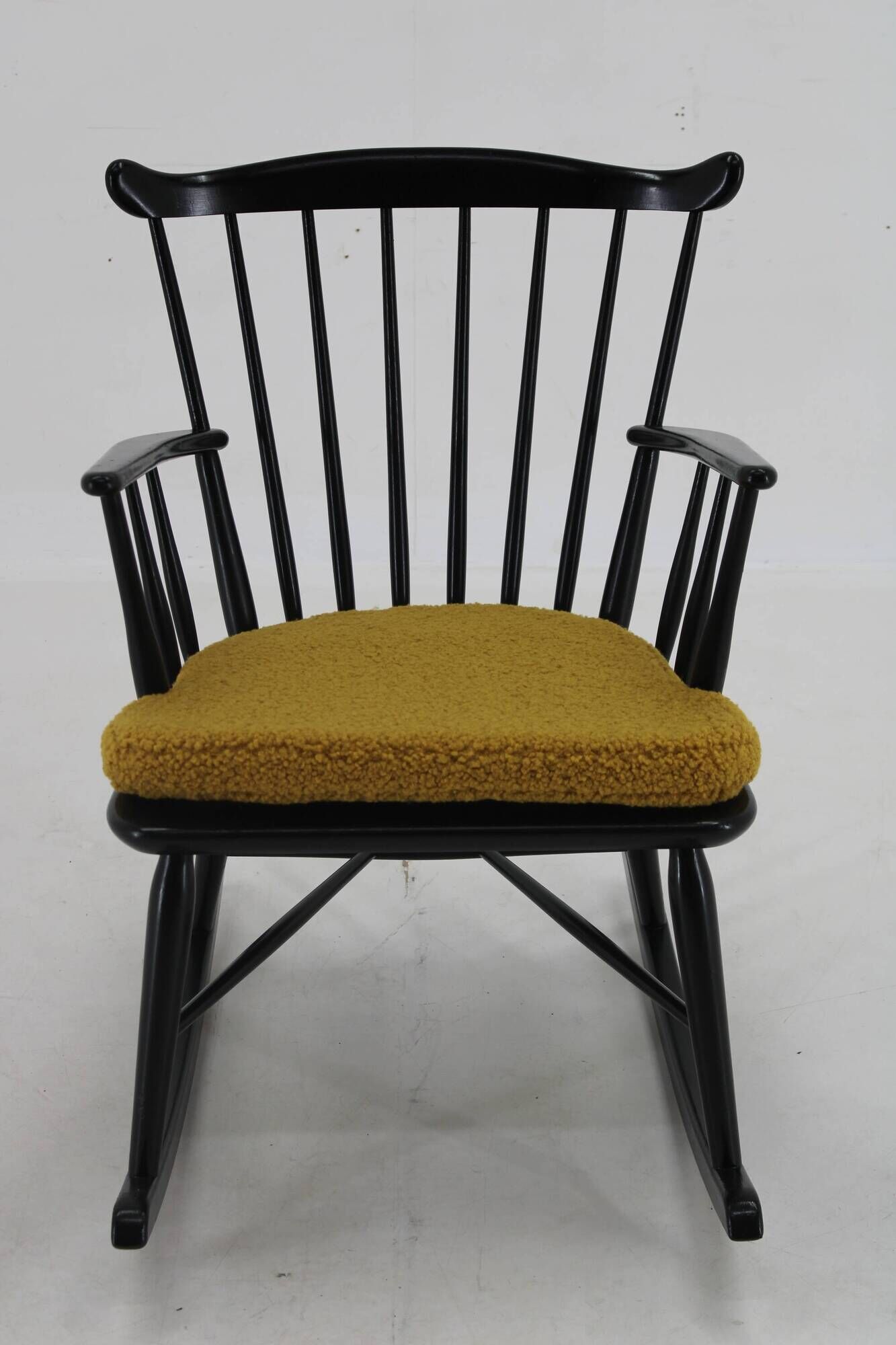 1960s Børge Mogensen Rocking Chair for FDB Møbler, Denmark