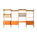 Wall Unit by John Texmon, Ergo System, 4 Modules, Norway, 1960s