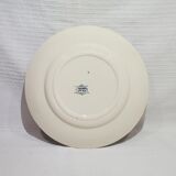 Serving dish of the earthenware factory of Luneville model Luchon, iron earth