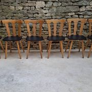 Set of 12 bistro chairs