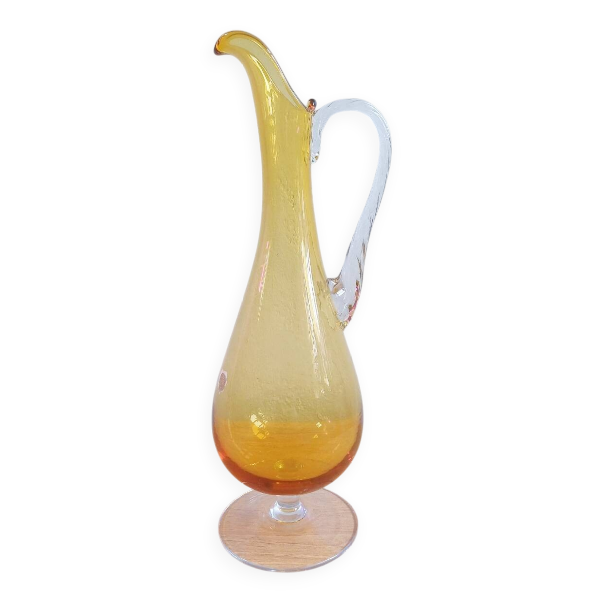 Carafe en verre vénézuélien italien fabriqué à la main