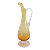 Carafe en verre vénézuélien italien fabriqué à la main