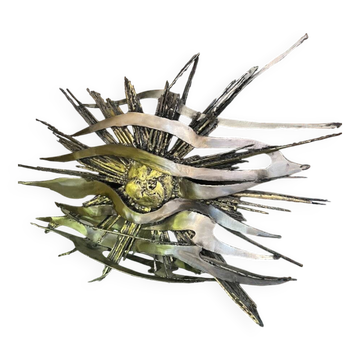 Jacques Lerebourg (1982) – Brutalist Sun Iron, signed and dated on the reverse.