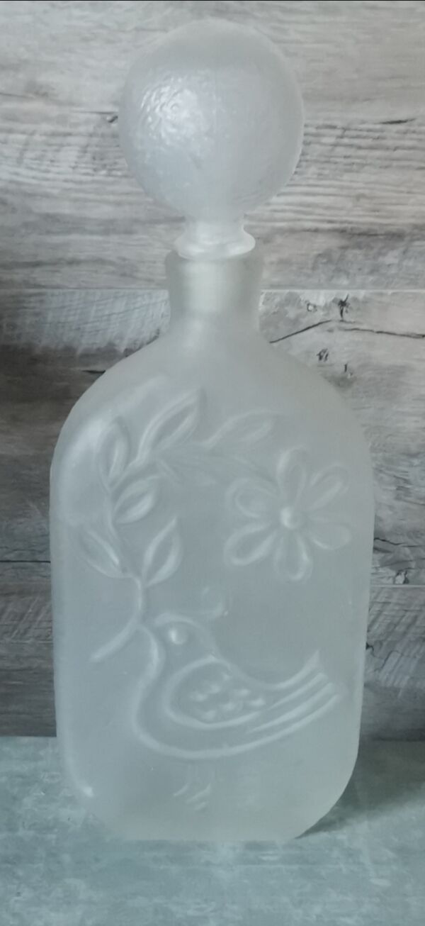 Bouteille verre pressé Wayne Husted Stelvia