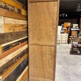 Old hardware cabinet in pitch pine - Early 20th century - Sandblasted