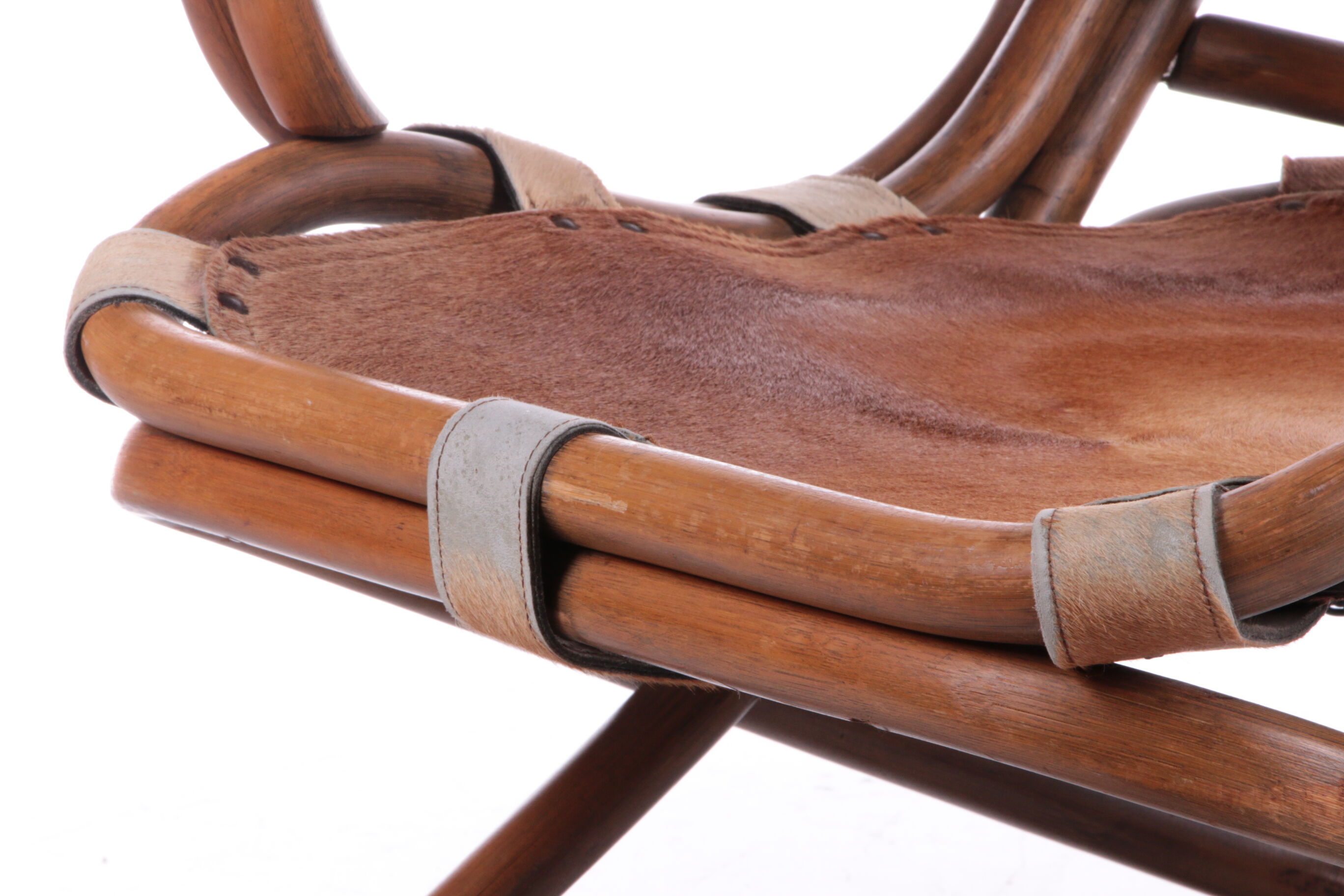 Tito Agnoli Relax chair made of Bamboo and leather, 1960
