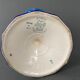 Enamel cornet vase from Longwy XXth shower foot