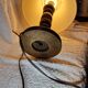 Basque style turned wood bedside lamp Charles Dudouyt taste