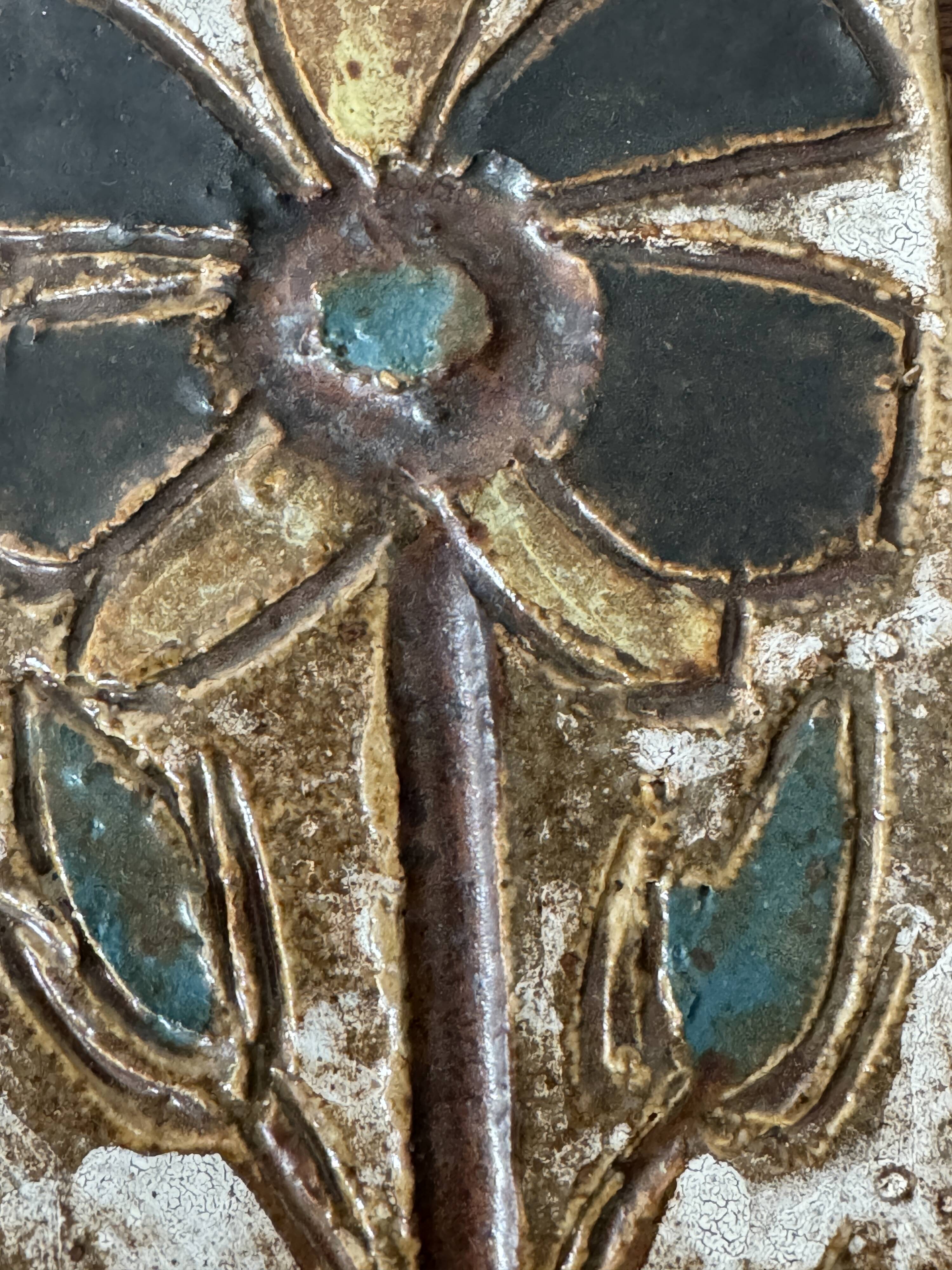 Ceramic plaque by Les Argonautes, Vallauris, 1960