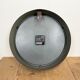 Grey Industrial Factory Wall Clock from Pragotron, 1960s