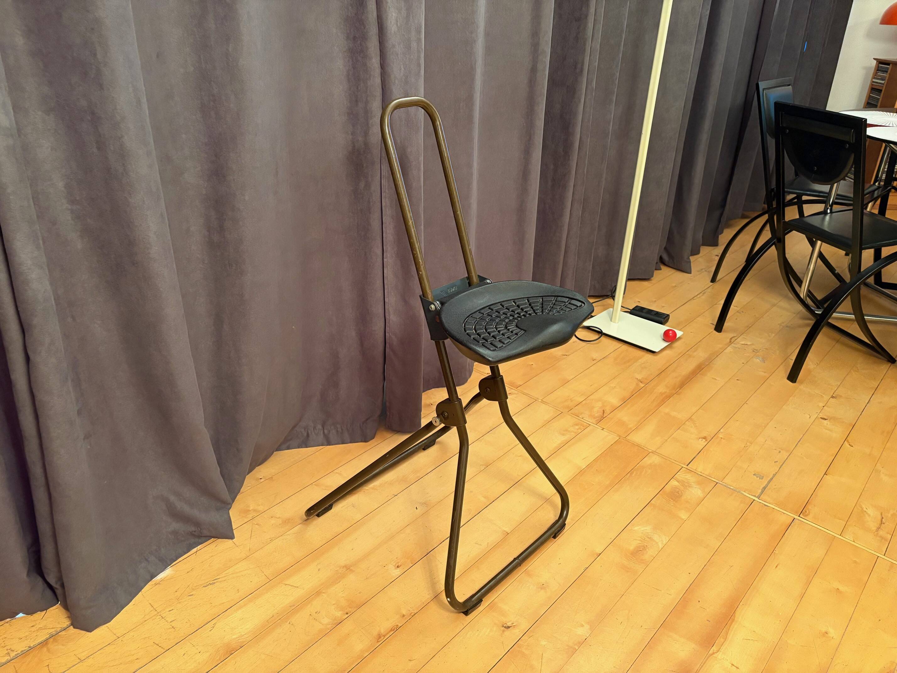 Tabouret ajustable par Brand/Häfner, Bad Essen, Allemagne années 1980