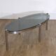 Chrome and glass coffee table 1970