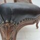 1930s, Danish armchair, furniture leather, ash wood, furniture mesh.