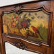 Antique grand trumeau fireplace mirror